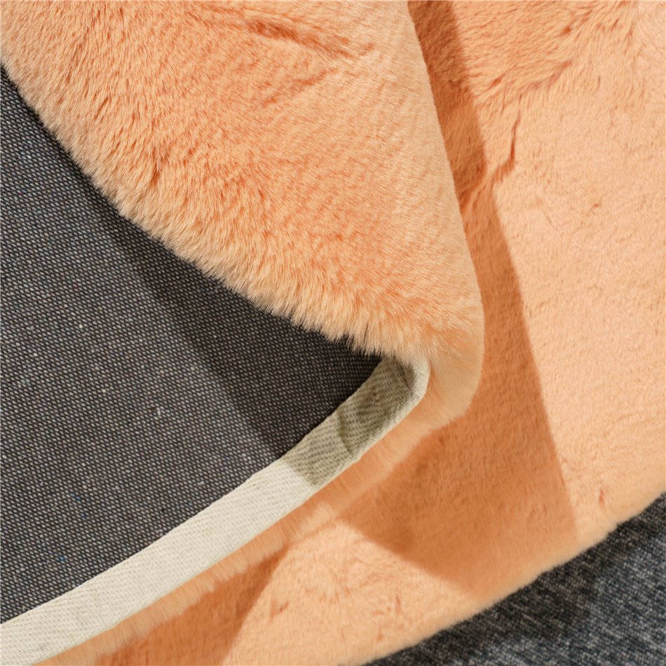 Carpet Laheaven, peach color, D120cm