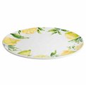 Serving platter Lemony, oval, ceramic, H2.5x38.5x33cm