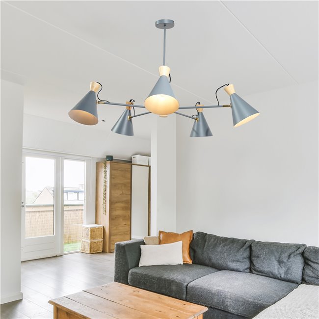 Подвесной светильник Molinella 5, D83x H60cm, E27x5 40W(MAX)