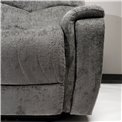 Doubble recliner Obernburg 8, grey, electrically adjustable, H103cm L103-164cm W189cm, seat height 57cm