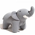 Kids bench Elephant, grey, H47x80x39cm, seat height 39cm