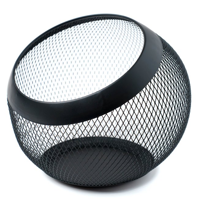 Блюдо для печенья MAYAJ, черный, H21xD24cm