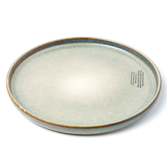 Dessert plate TERRE, green, D21cm