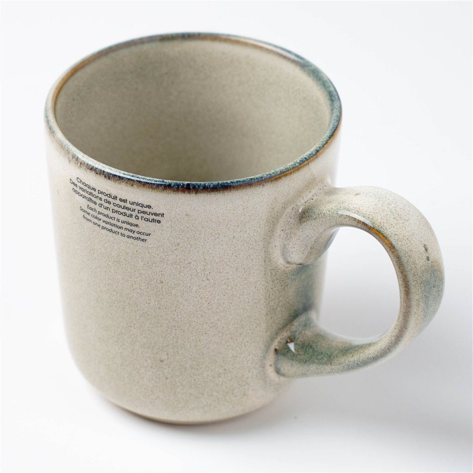 Mug TERRE, green, 420ml, H10x13.5x9.2cm