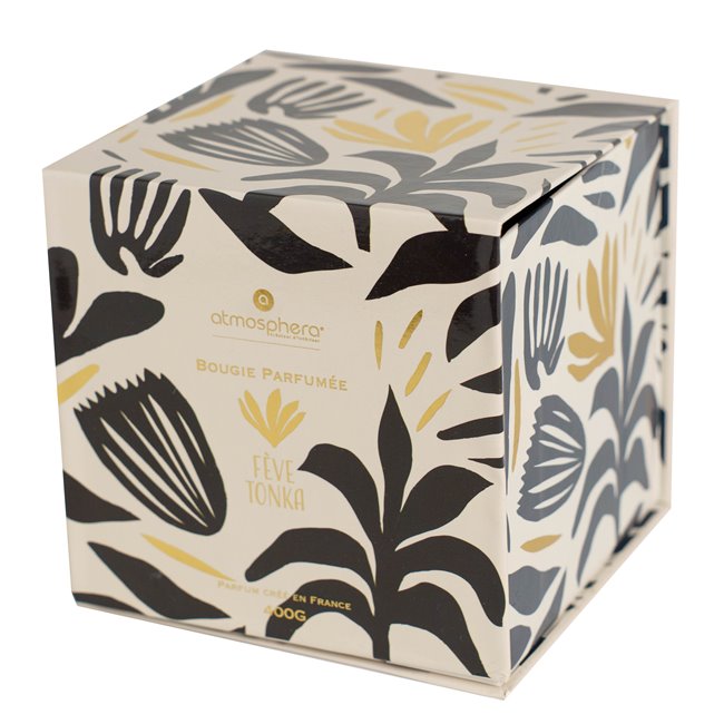 Ароматическая свеча Plum tonka, 400g., H10cm, D10.3cm