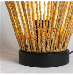 Table lamp Aissa, beige, H32cm D19cm, E27, 40W(MAX)