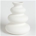 Vase Olm, white, H20cm, D16cm