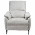 Electric recliner Olleo, light gray, H85-102x85x95-155cm, seat height 52cm