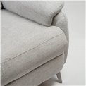 Electric recliner Olleo, light gray, H85-102x85x95-155cm, seat height 52cm