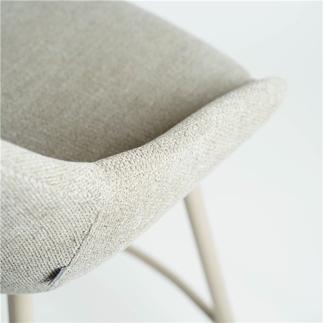 Барный стул Severin 2546-4, светло-серый, H96x54x51cm, высота сиденья 68cm