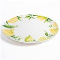 Serving platter Lemony, oval, ceramic, 38.5x33cm H2.5cm