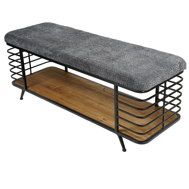 Bench Mariotto linen MD, H47x120x40cm