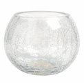 Подсвечник Crackled S, стекло, H10cm, D12cm