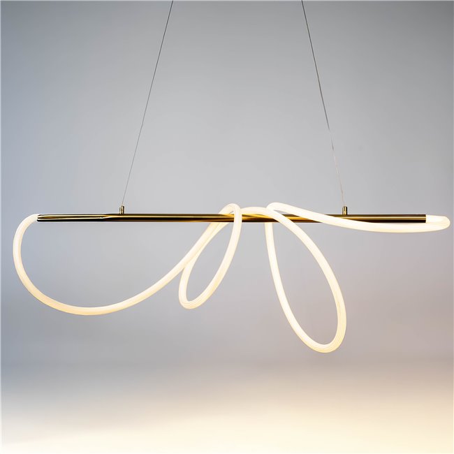 Потолочный светильник Modena, цвет латуни, H50-170x120cm, LED 30W, 3000K, 1650lm