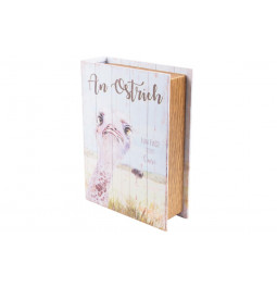 Шкатулка-книга Ostrich, деревянный, 24x18x6см