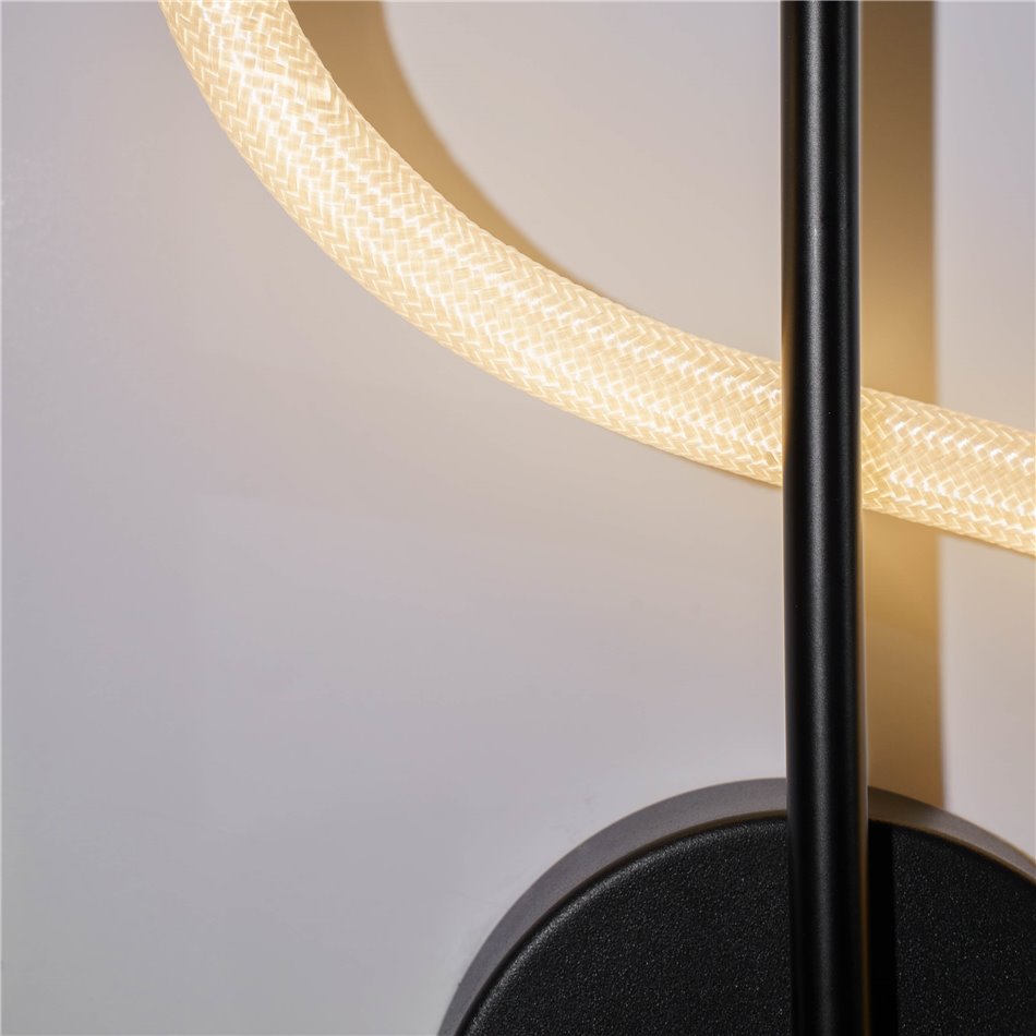 Wall lamp Modena BK, black, H59x23x9cm, LED 10W, 3000K, 550lm