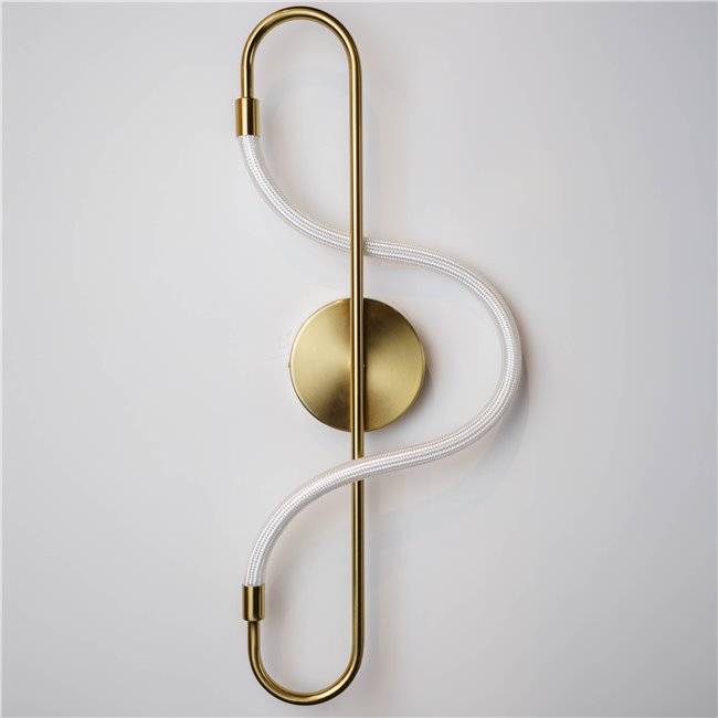 Wall lamp Modena BS, brass, H59x23x9cm, LED 10W, 3000K, 550lm
