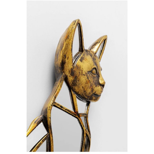 Wall object Cat Mirror, H38x24x3.5cm