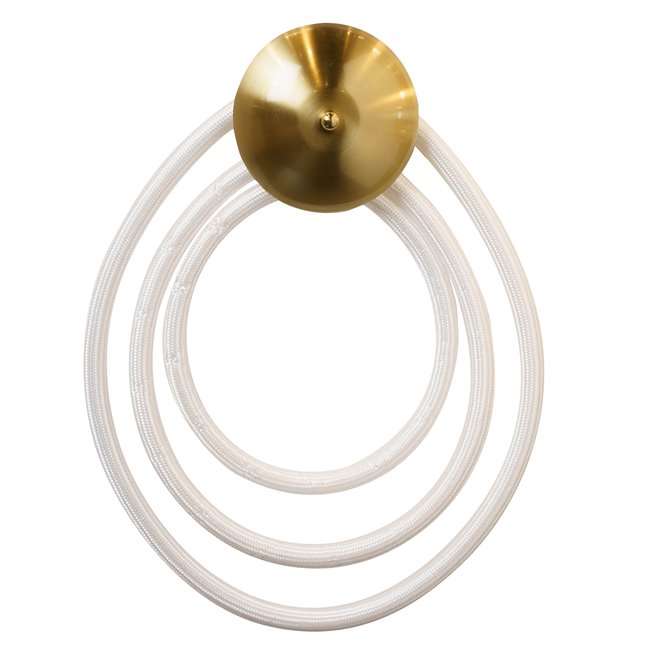 Wall lamp Modena BR round, white, H45x31x11cm, LED 20W, 3000K, 1100lm