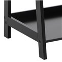 Bookcase Wally, MDF, black, H180x63x40cm