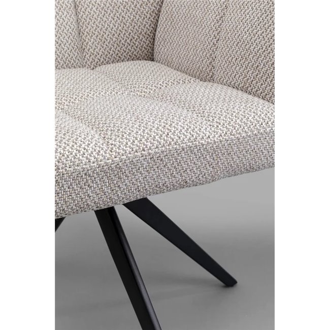 Обеденный стул Thinktank, вращающееся на 360, серый цвет, H85x65x42cm, высота сиденья 48cm