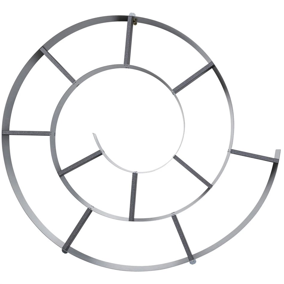 Shelf Snail, grey, H74x82x13cm