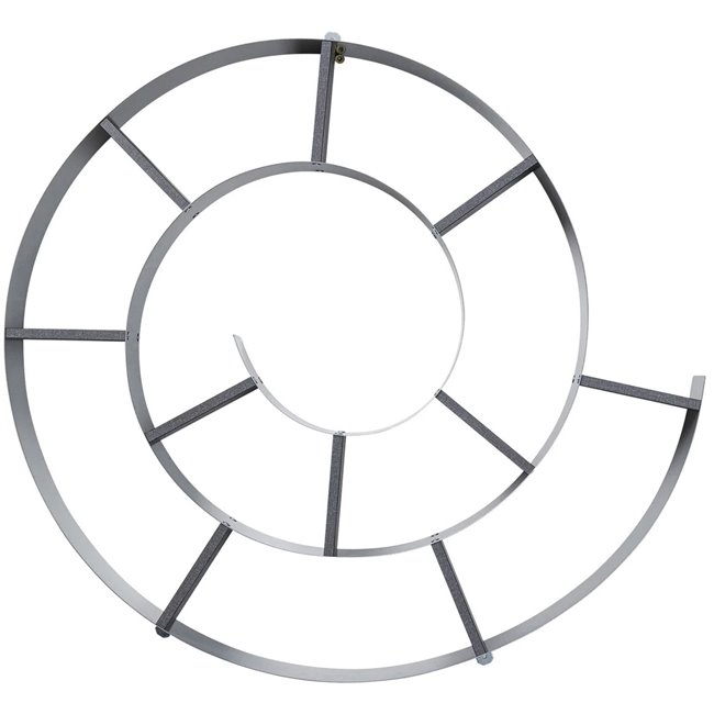 Shelf Snail, grey, H74x82x13cm