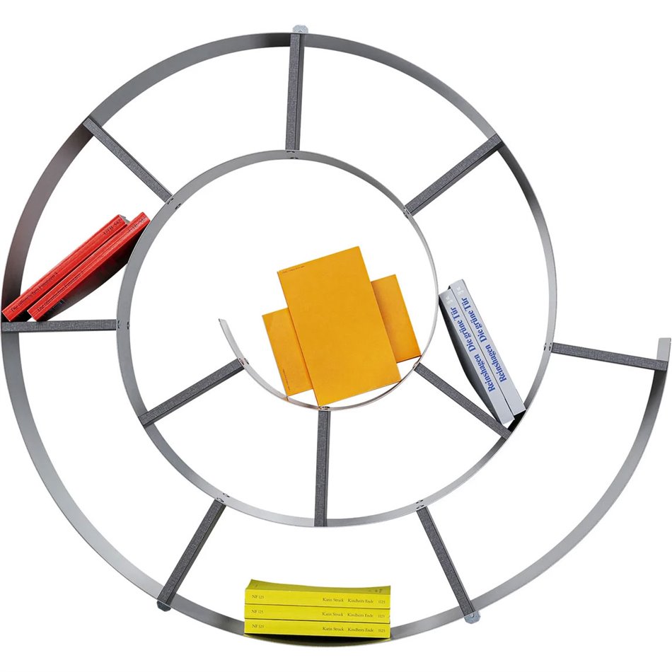 Shelf Snail, grey, H74x82x13cm