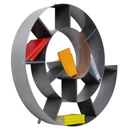 Shelf Snail, grey, H74x82x13cm