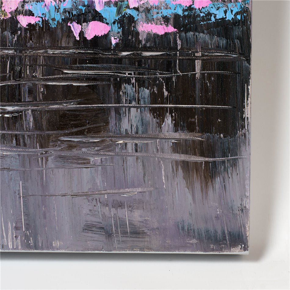 Картина на холсте Reflecting horizon, 100x100cm