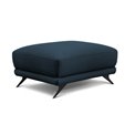 Pouf Elmego Nube 40, velvet, dark blue, H42x68x82cm