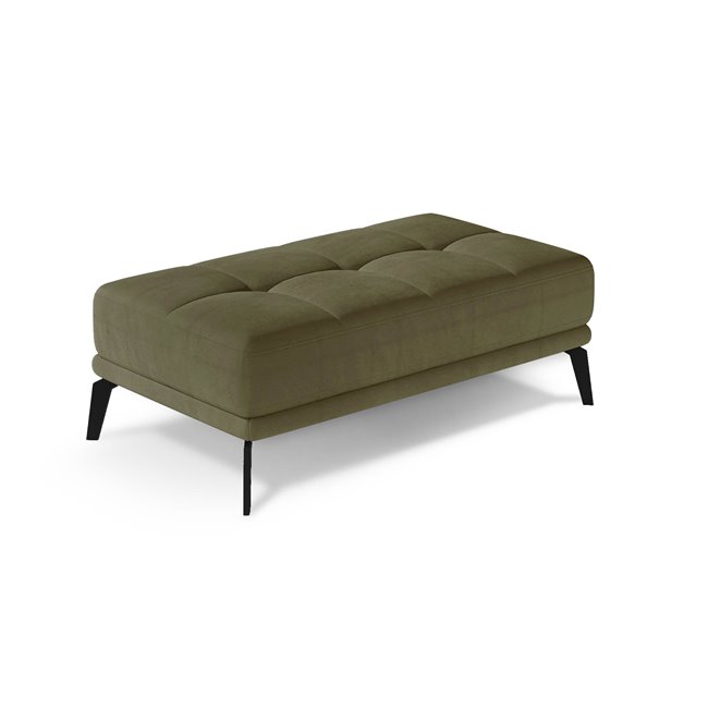 Bench Eltorrenso Monolith 38, velvet, green, H45x73x145cm