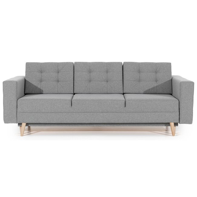 Sofa bed Elsgard Sawana 05, dark grey, H93x92x233cm
