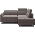 Corner sofa Elbare R, sleeping function, Aspen 20, brown, H100x160x208cm
