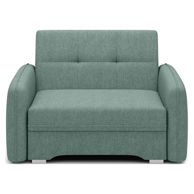 Folding armchair Elaine Poco 100, green, H84x109x102cm