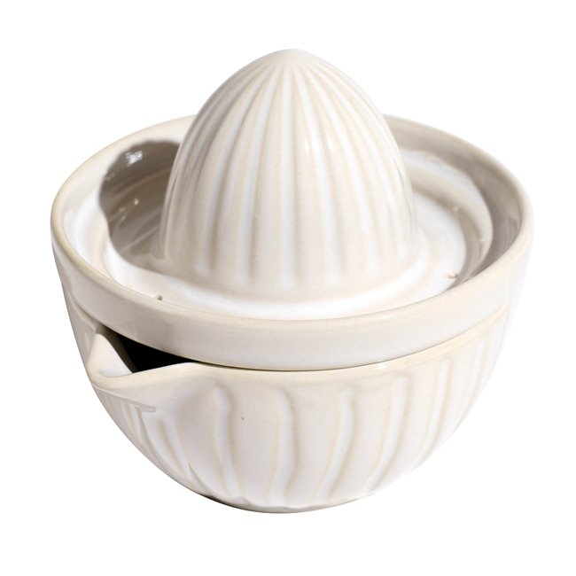 Lemon squeezer Evyna, beige, ceramic, 250ml, H10,5cm,D11.3cm