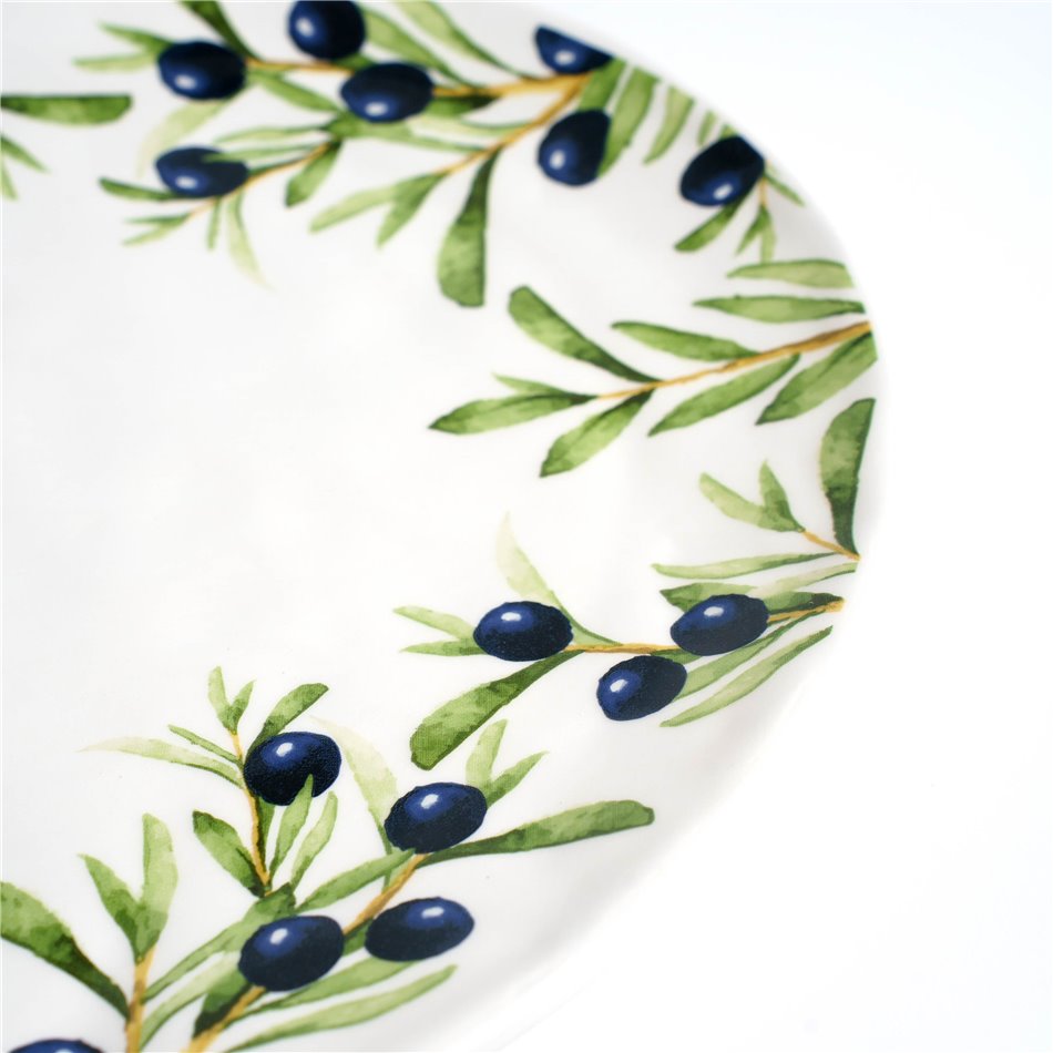 Сервировочная тарелка Olivia, овал, kерамика, 39x31cm H3cm
