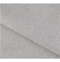 Corner sofa Elume L, sleeping function, Amore 03, Paros 05, bouclé, grey, H88x190x287cm