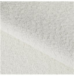 Corner sofa Elume L, sleeping function, Royal 01, Riviera 41, bouclé, white, H88x190x287cm