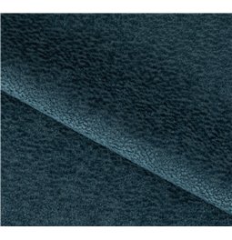 Corner sofa Elume L, sleeping function, Amore 40, Velvetmat 6, bouclé, blue, H88x190x287cm