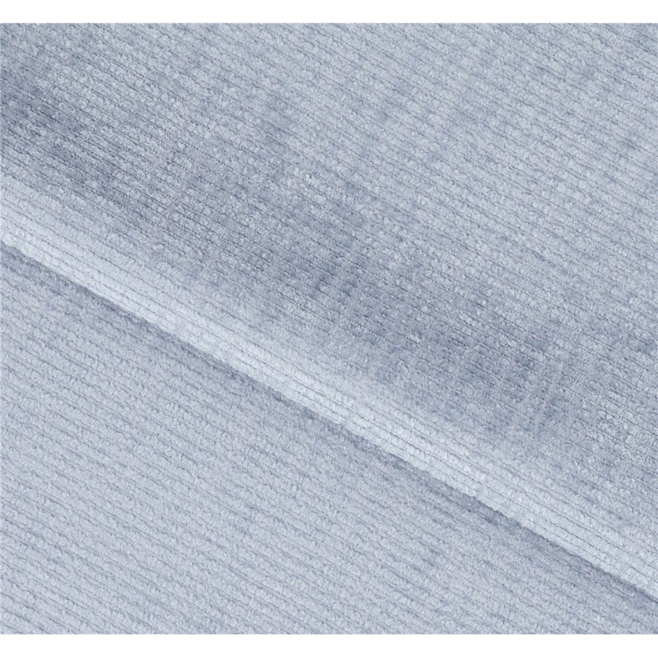 U shape sofa Elberto R, sleeping function, Aubron 100, wavy velvet, blue, H100x165x306cm