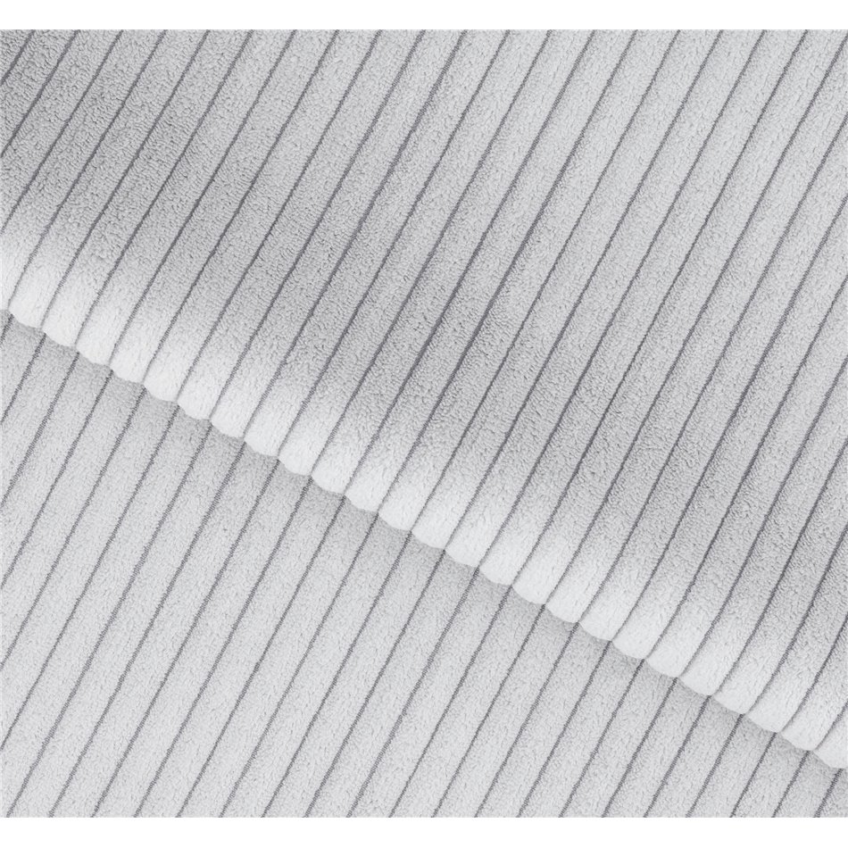 Диван-кровать Elcadova Black, раздвижной, Jarell 04, волнистый бархат, серый, H97x97x244см