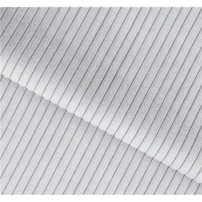 Диван-кровать Elcadova Black, раздвижной, Jarell 04, волнистый бархат, серый, H97x97x244см