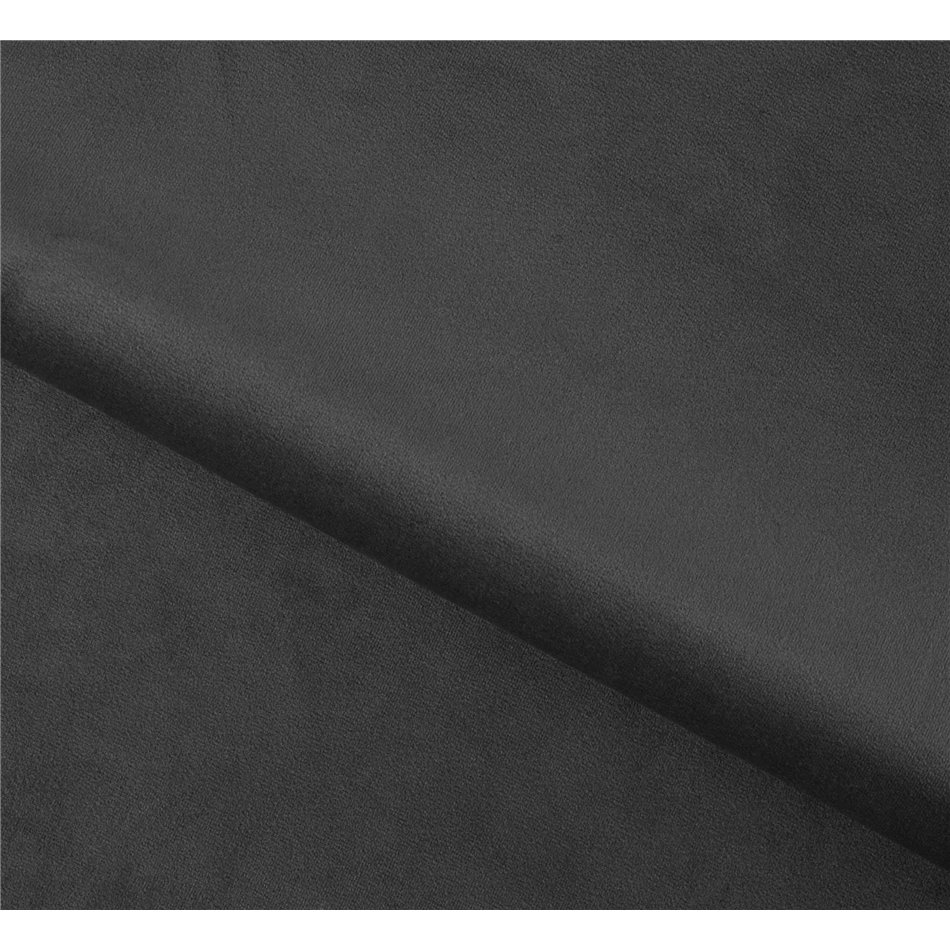 Пуф с ящиком для хранения Elbellis, Loco 06, бархат, темно-серый, H42x62x97см