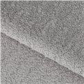 Corner sofa Elbare R, sleeping function, Royal 04, bouclé, grey, H100x160x208cm