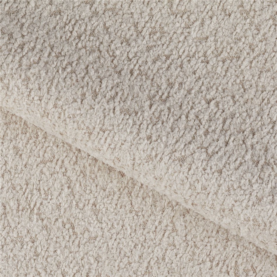 Corner sofa Elferucce R, sleeping function, Royal 18, bouclé, beige, H93x200x276cm