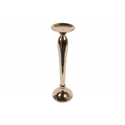 Candle holder Vellore, champagne/golden, h41cm, D11.5cm