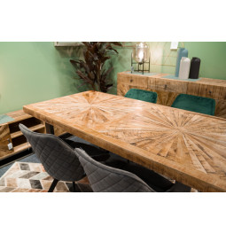Mango wood dining table Sole, 180x90x76cm