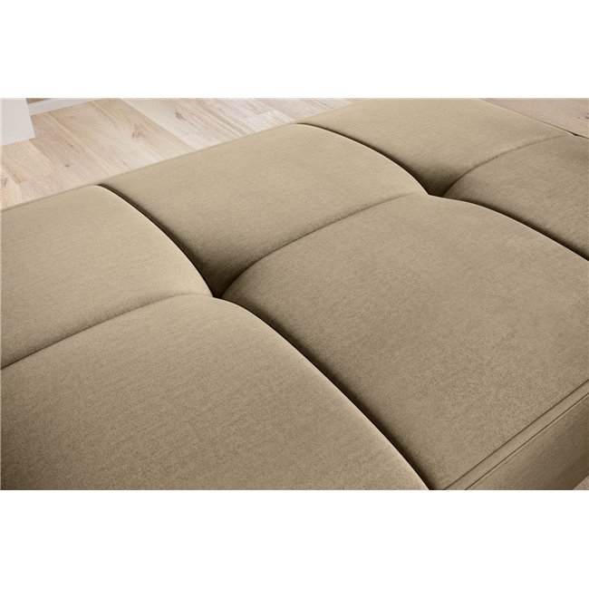 Пуф с ящиком для хранения Elbellis, Nube 20, бархат, коричневый, H42x62x97см