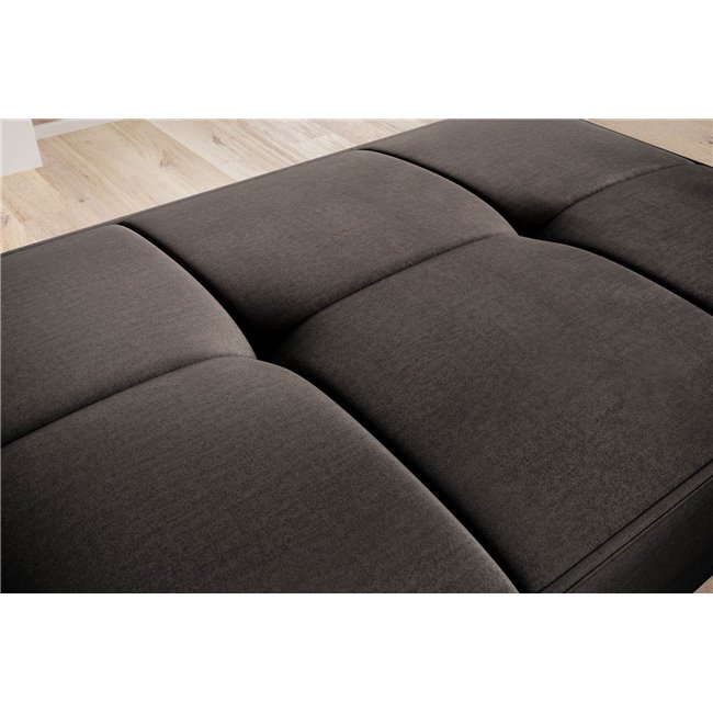 Пуф с ящиком для хранения Elbellis, Flores 22, темно-коричневый, H42x62x97см